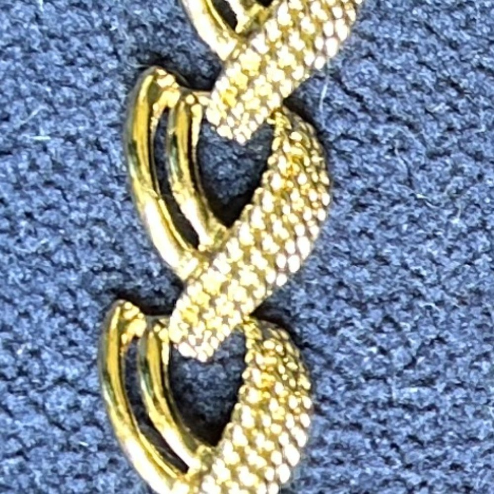 Vintage Napier Gold Tone Large Chain Link Bracelet - Picture 3 of 6